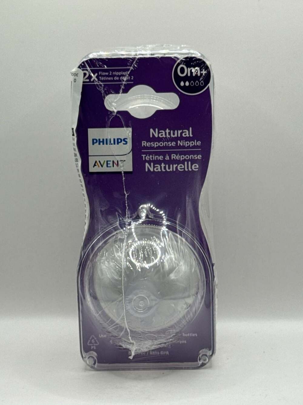Philips Avent Natural Response Nipple Flow 2 2-Pack 0M+